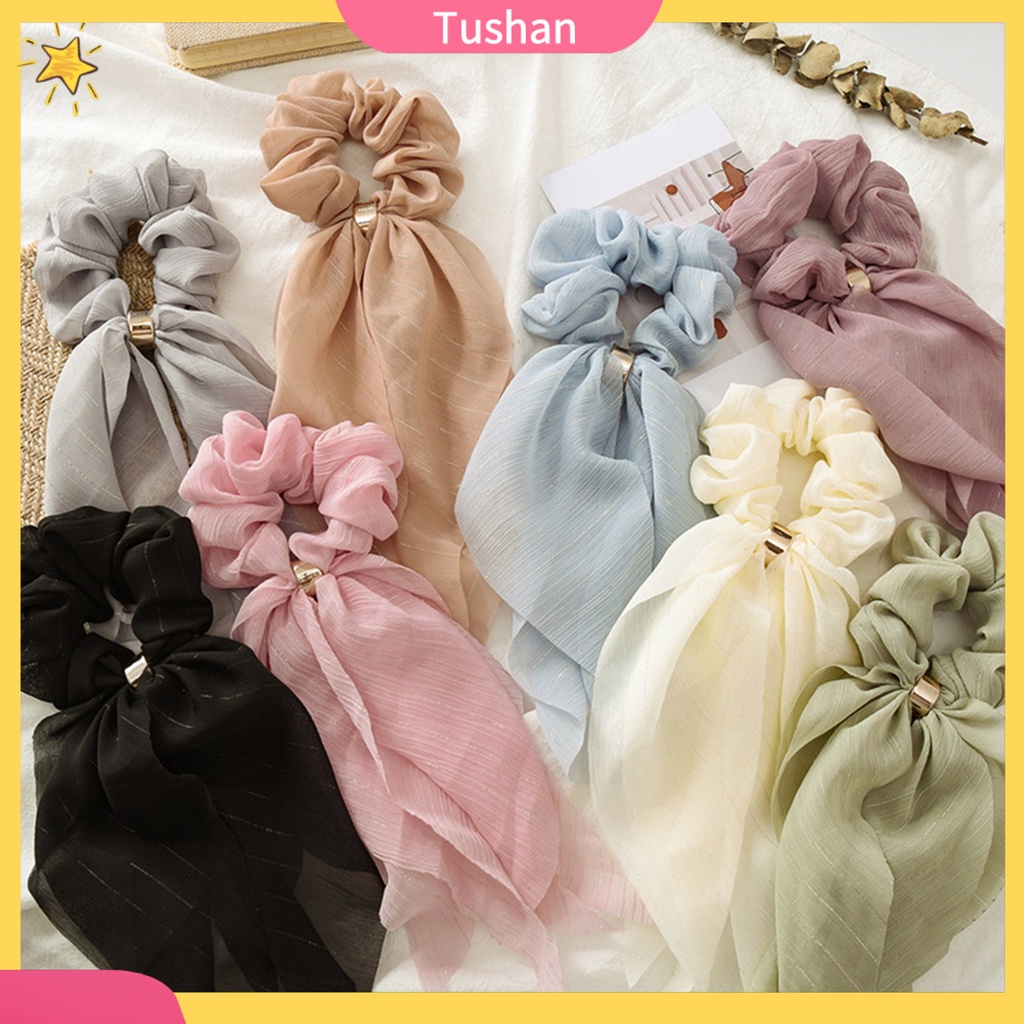 Dây Buộc Tóc Hình Nơ Xinh Xắn Dành Cho Nữ