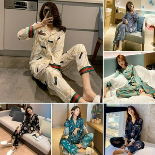 Đồ ngủ satin piyama quyến rũ cho nữ