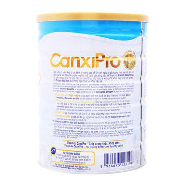 (SP Chính Hãng) Sữa Bột Vinamilk Canxi Pro Hộp 900g (Giúp xương chắc, khớp khỏe)