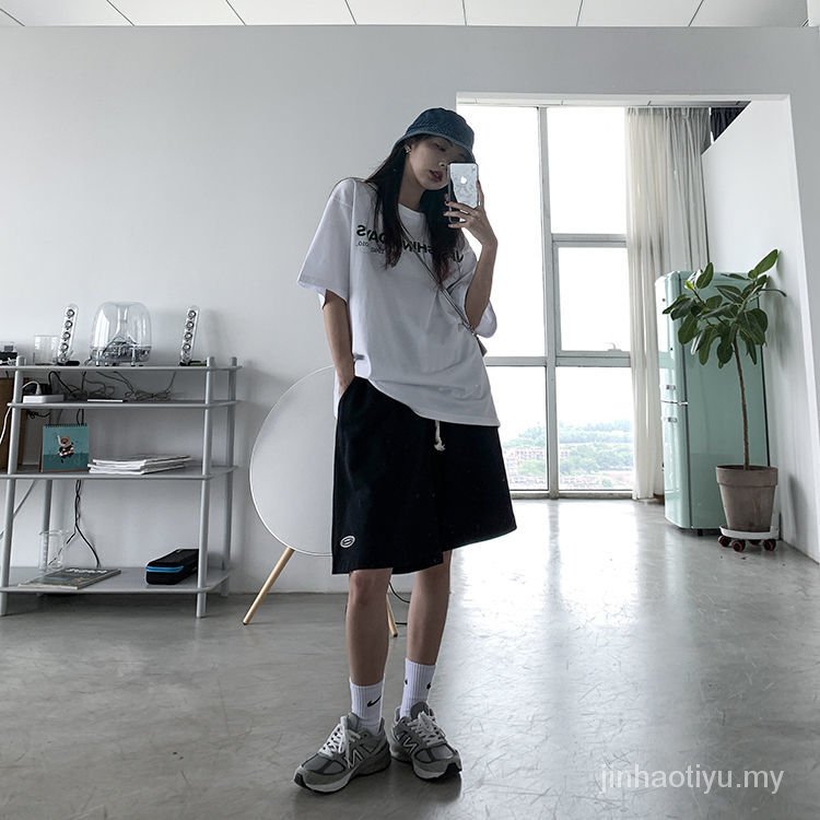 Quần Short Thể Thao Ống Rộng Lưng Cao Co Giãn Thời Trang Mùa Hè Cho Nữ 2021 | BigBuy360 - bigbuy360.vn