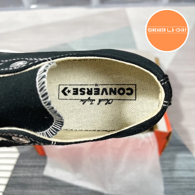 Giày sneaker Converse 1970s Đen Cổ thấp  - Fullbox kèm quà tặng