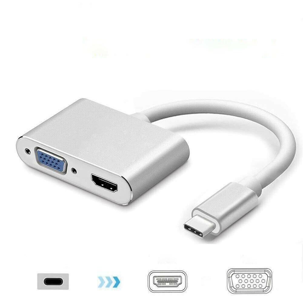 Cáp Chuyển Đổi Hdmi Type C Sang Hdmi 4k Vga Usb3.0 Pd 87w