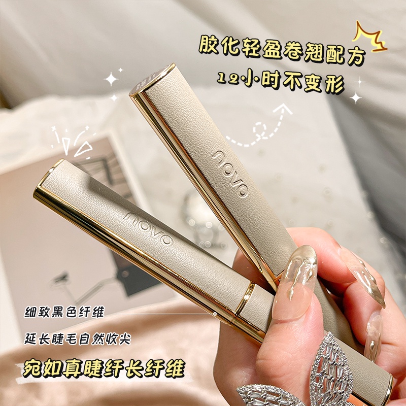 Mascara Làm Dài Dày Và Cong Lông Mi Tự Nhiên Không Thấm Nước Và Mồ Hôi NOVO NO.5493