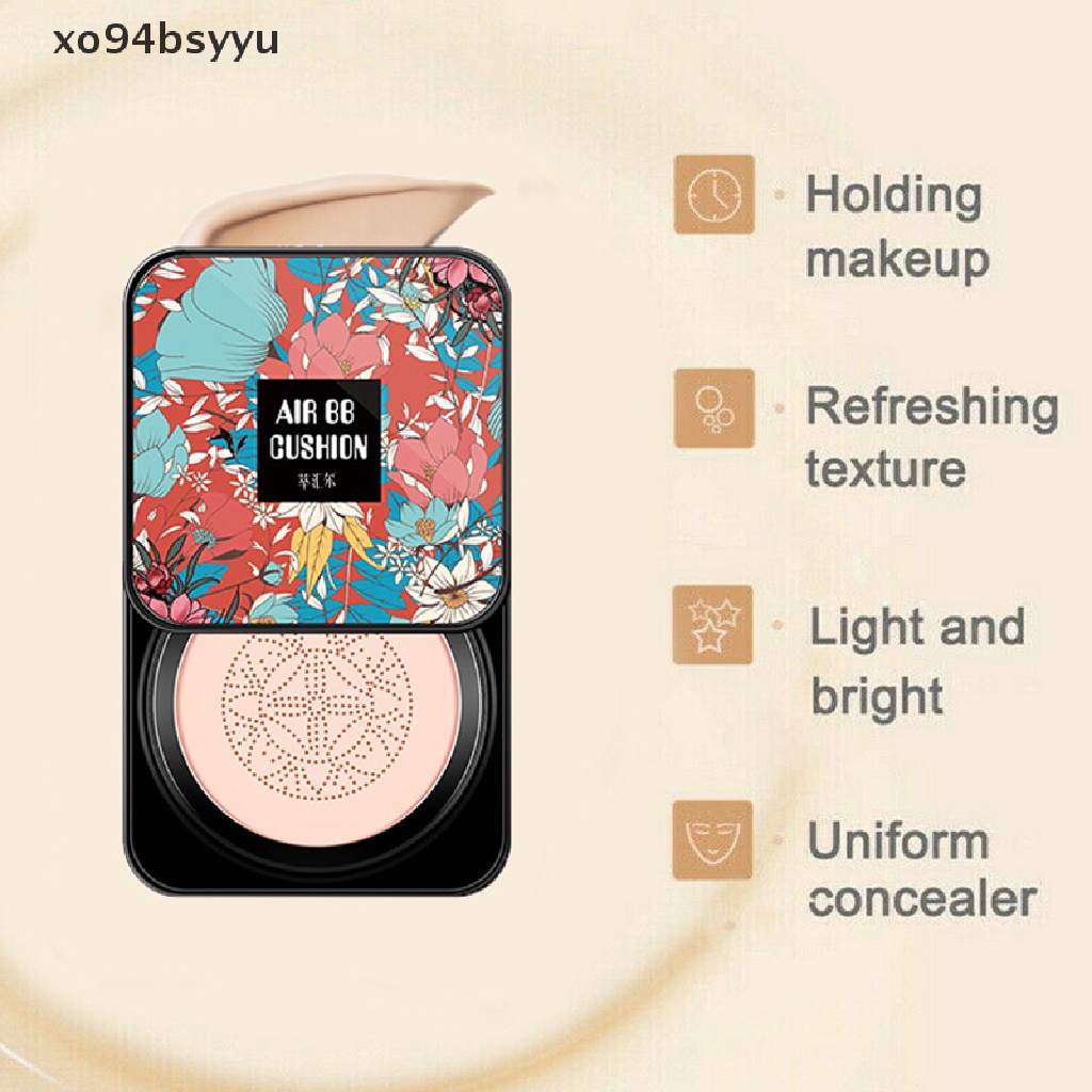 Kem CC che khuyết điểm làm trắng da chống thấm nước kèm cọ đầu nấm xo94bsyyu | BigBuy360 - bigbuy360.vn