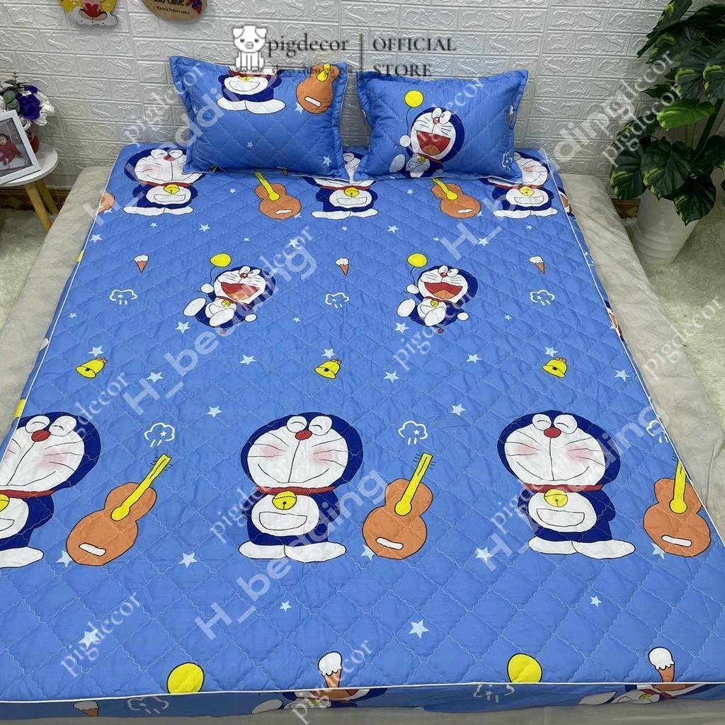 Ga trải giường trần bông 3 lớp cotton poly,Drap trải giường kích thước 1m6,1m8 được chọn mẫu trong bài đăng