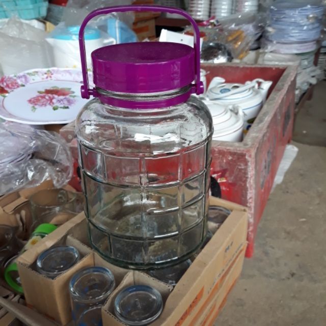 BÌNH THỦY TINH 2L
