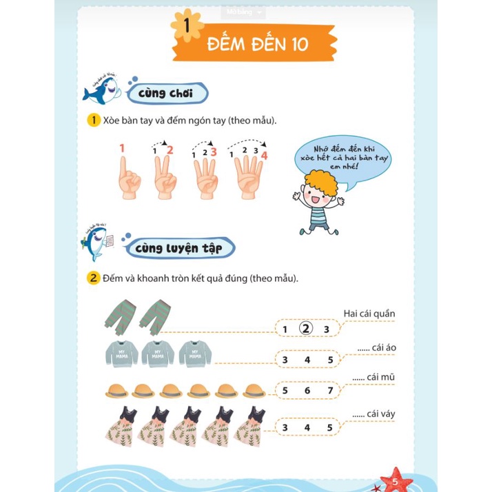 Sách - Pomath Toán tư duy cho trẻ em lớp 1 (6-7 tuổi) (Tập 1+2)