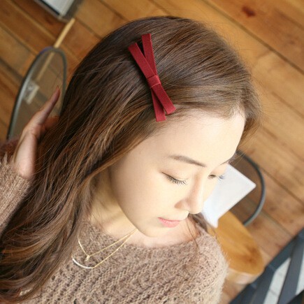 SUXI Phụ kiện tóc cho bé gái kẹp tóc nơ Hàn Quốc