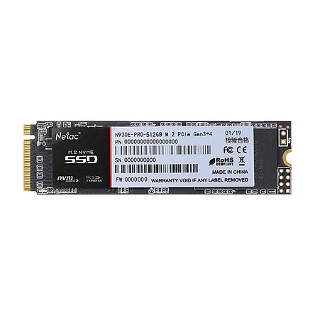 [HÀNG CHÍNH HÃNG] Ổ cứng - Ổ cứng SSD M.2 Netac N930E Pro 128GB || 256GB || 512GB M.2 2280 PCIe NVMe Gen3x4