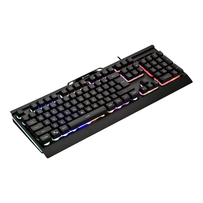 Bàn phím máy tính, bàn phím gaming, bàn phím giả cơ chơi game có dây E-Dra EK701 RGB - Led RGB - Hàng chính hãng