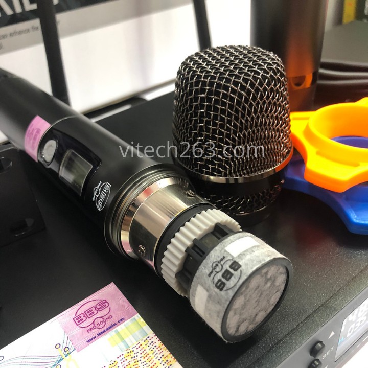 Micro Karaoke Không Dây B.B.S K868 - Model mới 2021 - Vỉ tím, tự ngắt, hát nhẹ, tròn tiếng, bắt sóng siêu xa