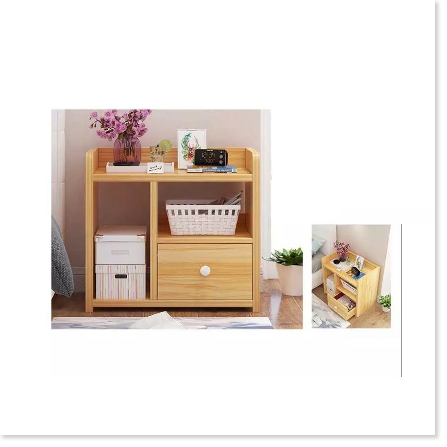 (TỦ - KỆ) GỖ ĐẦU GIƯỜNG CÓ NGĂN KÉO DỄ LẮP GHÉP ( TỔNG KHO GIA DỤNG GIÁ RẺ ) | BigBuy360 - bigbuy360.vn