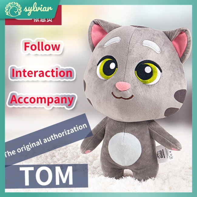 Thú Nhồi Bông Hình Mèo Tom Angela Phát Ra Giọng Nói Thông Minh 28cm