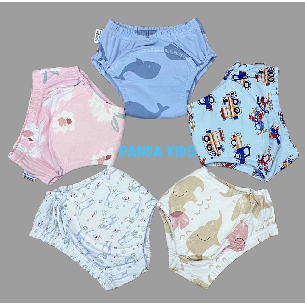 Quần Bỏ Bỉm Vải PANDA KIDS Siêu THấm Hút Dành Cho Bé Từ 4-22KG