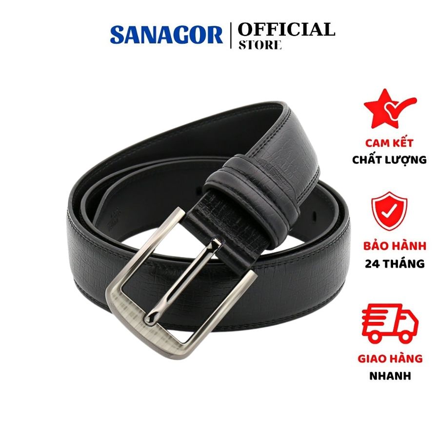 Thắt Lưng Nam Da Bò Khóa Kim Thiết Kế Tinh Tế Thể Hiện Đẳng Cấp Chính Hãng Sanagor | TLKim