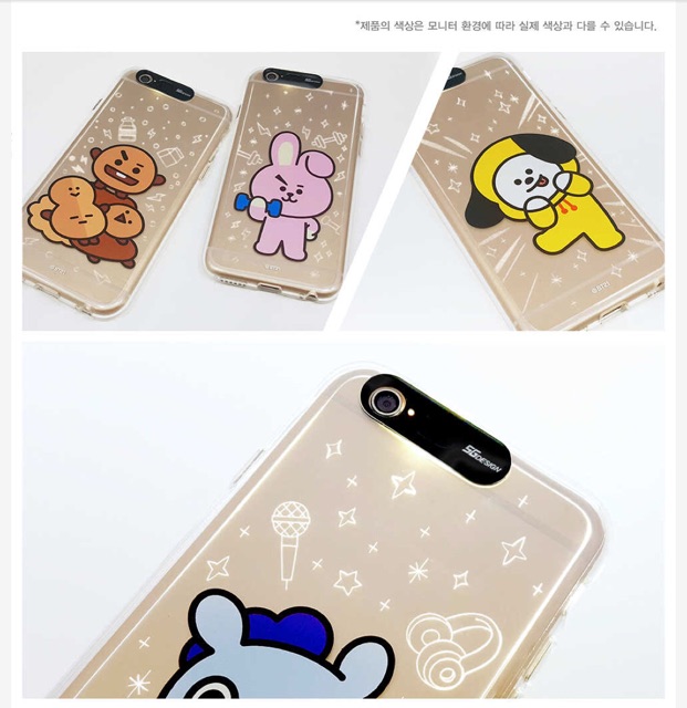 BT21 - Ốp điện thoại phát sáng cho điện thoại iphone 6/6s Plus