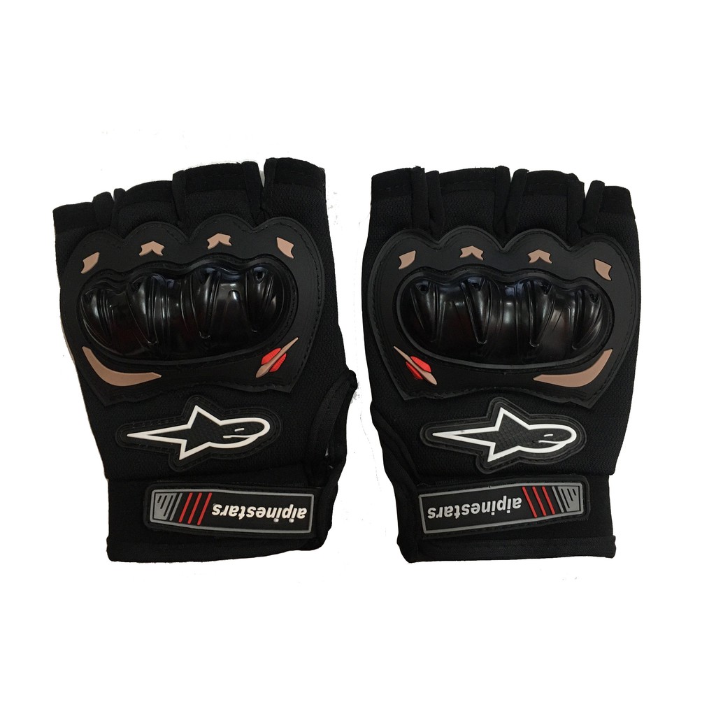 Bán sỉ - Găng tay Monster Probiker kawasaki ktm alpinestar cụt ngón có gù bao tay motor xe đạp xe máy phượt thể thao pkl