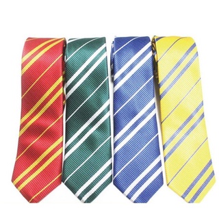 Cà vạt phong cách Harry Potter thời trang Anh sọc polyester