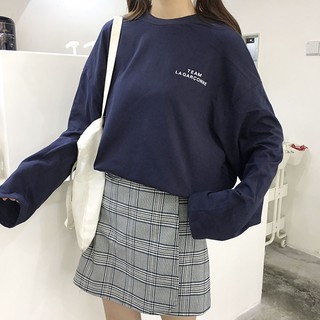 (ORDER) ÁO NỈ COTTON ÁO SWEATER ULZZANG