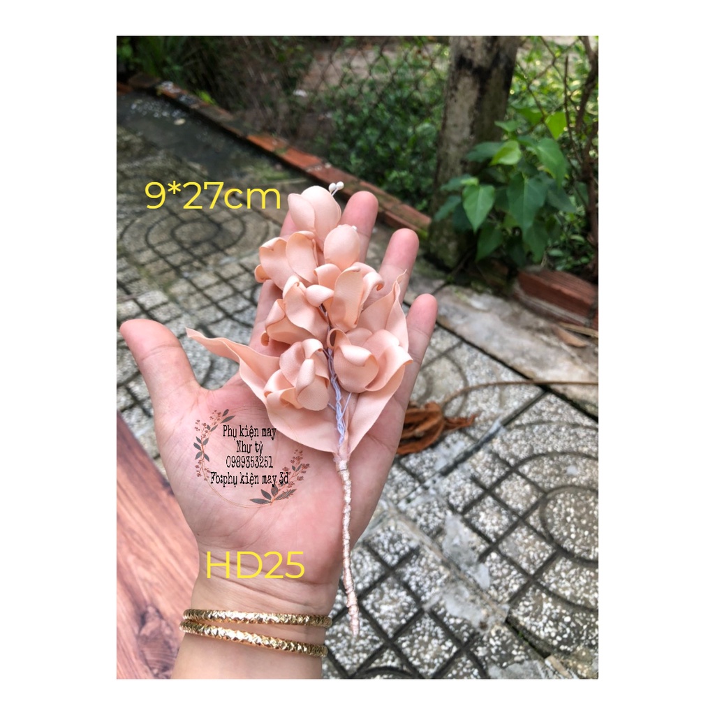 [Ảnh thật] [Có sẵn] nhánh hoa loa kèn có 2 màu xinh xinh 27cm