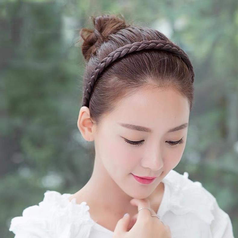 ❤️ Bờm tóc giả Myna, băng đô tóc giả gọn gàng, dễ thương ❤️