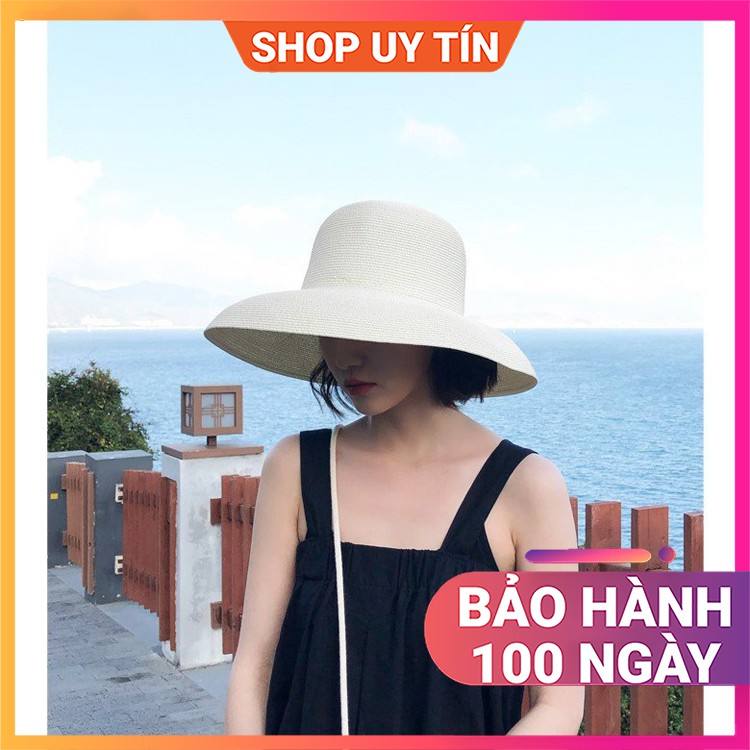 Mũ Đi Biển - Nón Cói Rộng Vành Vintage Cao Cấp Nữ Đẹp