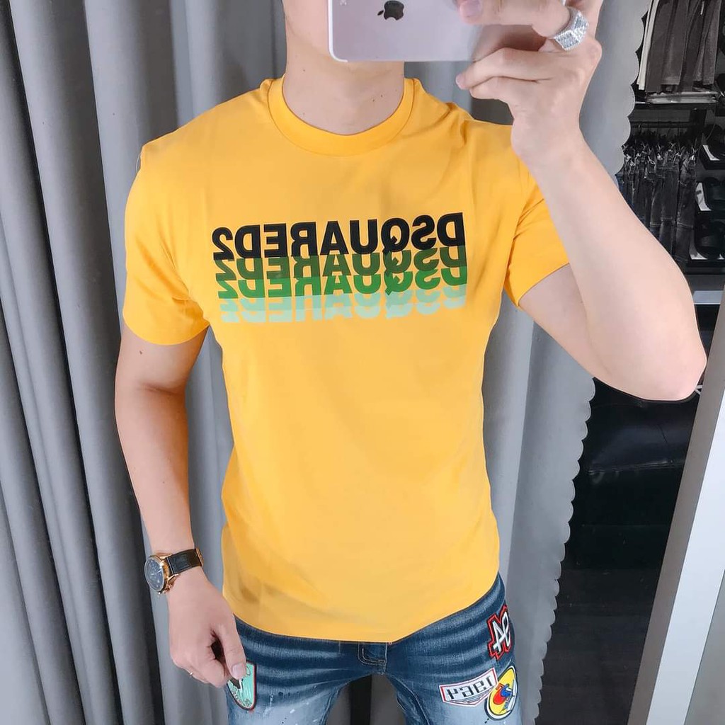 Áo thun nam cổ tròn vải Cotton co giãn,dày dặn | BigBuy360 - bigbuy360.vn