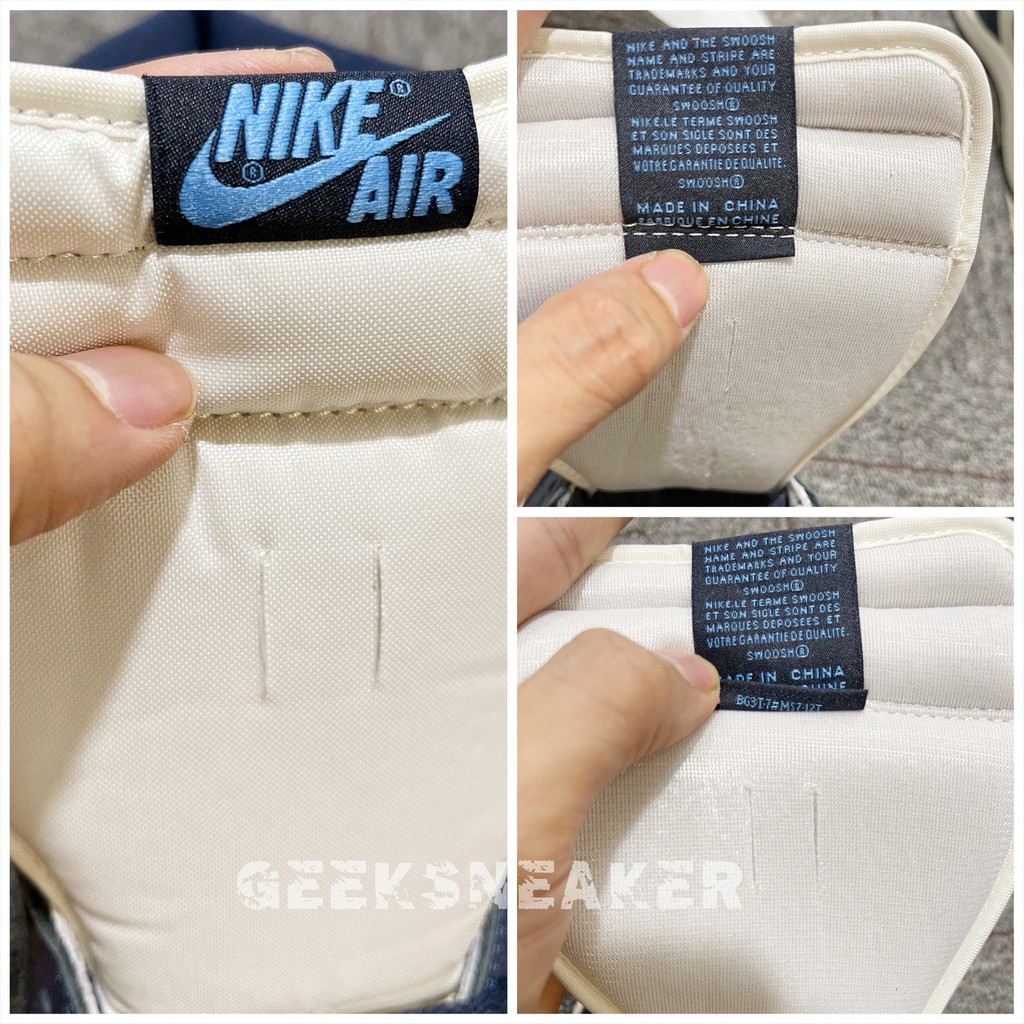[GeekSneaker] Giày Jordan 1 Retro High Obsidian UNC - Nguyên Bản " SC "