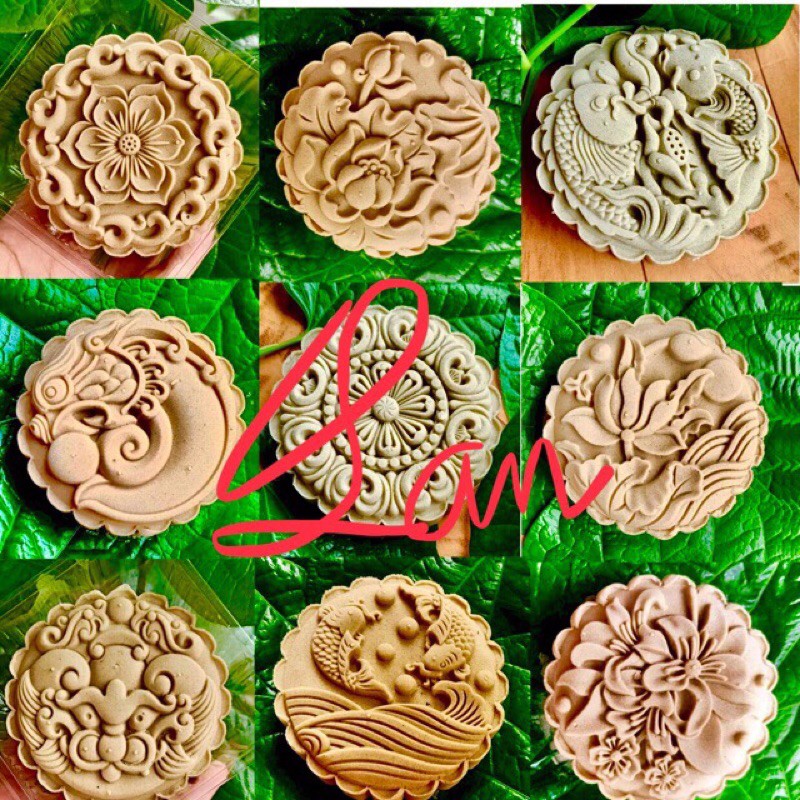 Khuôn trung thu lò xo 9 mặt
