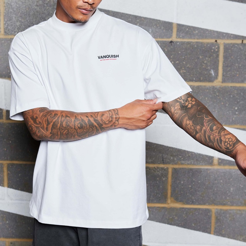 Áo Thun Cotton Nam Tay Ngắn Dáng Rộng Thoải Mái