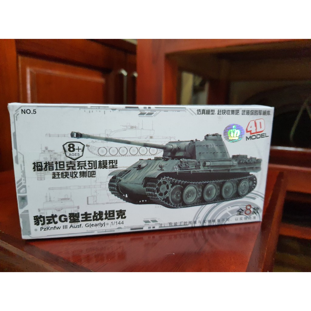 Mô hình quân sự kích thước 1/144 4D Các loại xe cơ giới Modern Tank Vehicle hợp với bày Domain Base Diorama (4D)