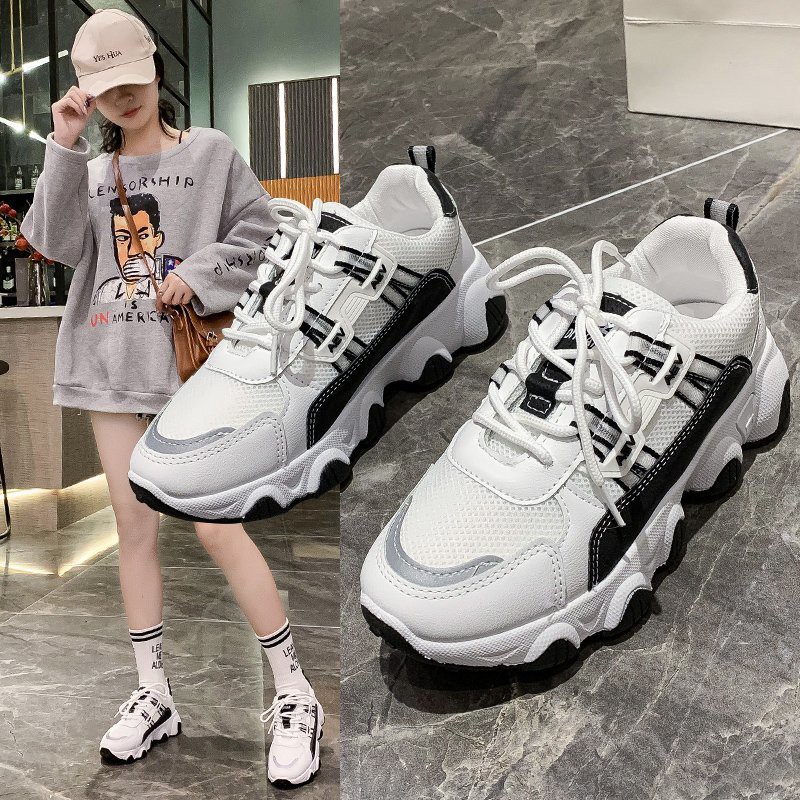 [INS HOT] ULzzang Giày thể thao nữ khuynh hướng cao cấp 😍Phản quang😍 2020 bản mới⚡️(8809) | BigBuy360 - bigbuy360.vn