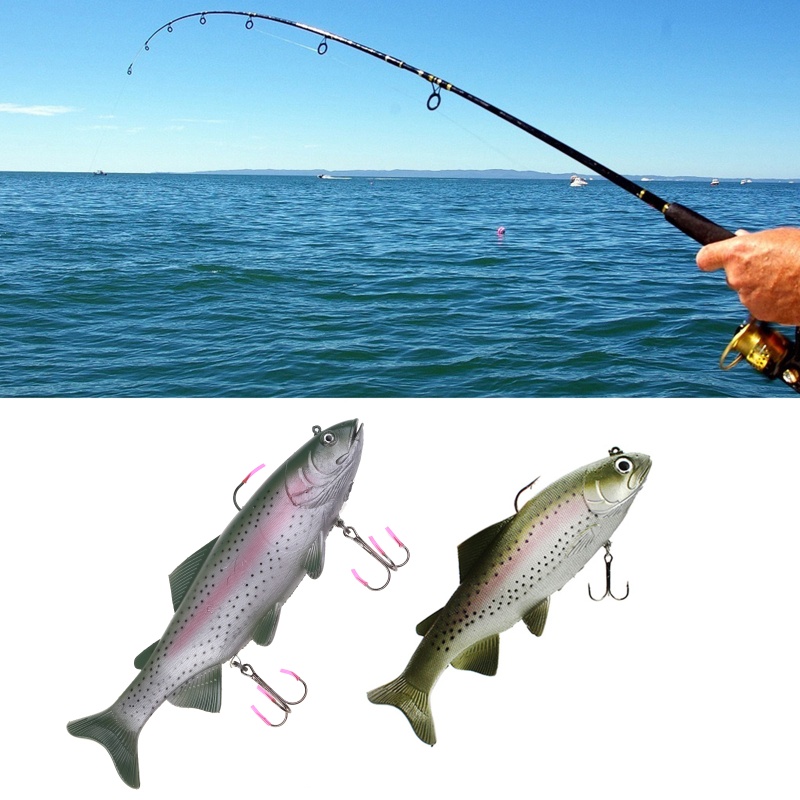 Mồi Câu Cá Giả Bằng Chì Mềm Kích Thước 20cm / 30cm