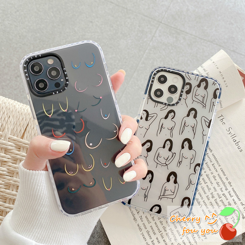 Anime Girl Phone Case for iPhone 12/12Pro/11Pro Max/X/XR/Xsmax/8Plus/7Plus Lens Protector Anti-slip Soft TPU Cover