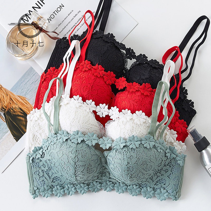 Bộ Đồ Lót Nâng Ngực Phối Ren Quyến Rũ Cho Nữ | BigBuy360 - bigbuy360.vn