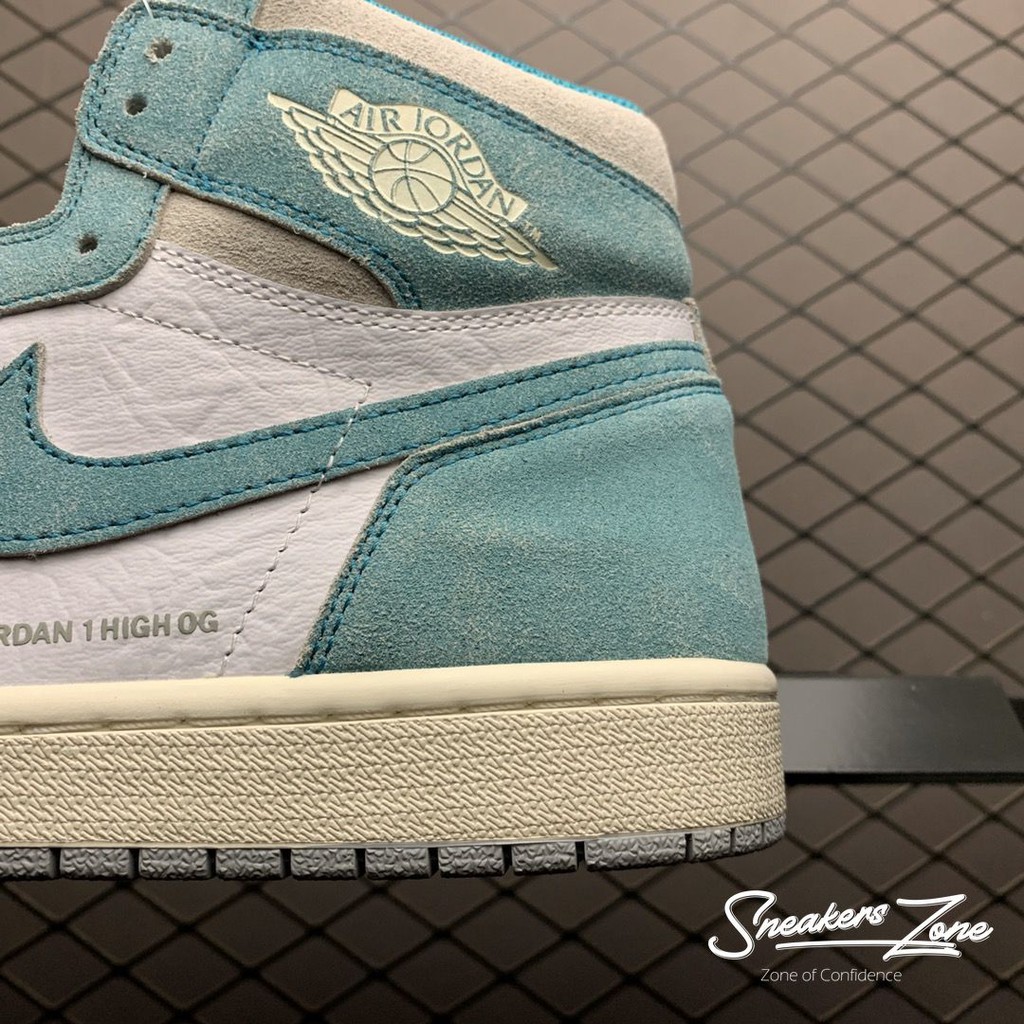 (FREESHIP+HỘP+QUÀ) Giày thể thao AIR JORDAN 1 Retro High Turbo Green xanh ngọc nhạt | WebRaoVat - webraovat.net.vn