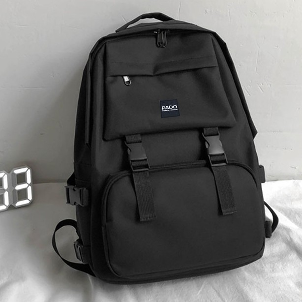 Balo Ulzzang Thời Trang Hàn Quốc, balo nam Pado 468 đùng đi học đi làm đựng vừa laptop 15.6in