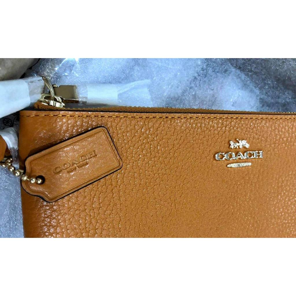 VÍ NỮ COACH 6644 Double Zip Wallet BUTTERSCOTCH CHÍNH HÃNG
