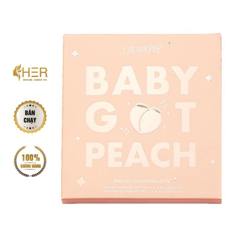 BẢNG PHẤN MẮT COLOURPOP BABY GOT PEACH | BigBuy360 - bigbuy360.vn