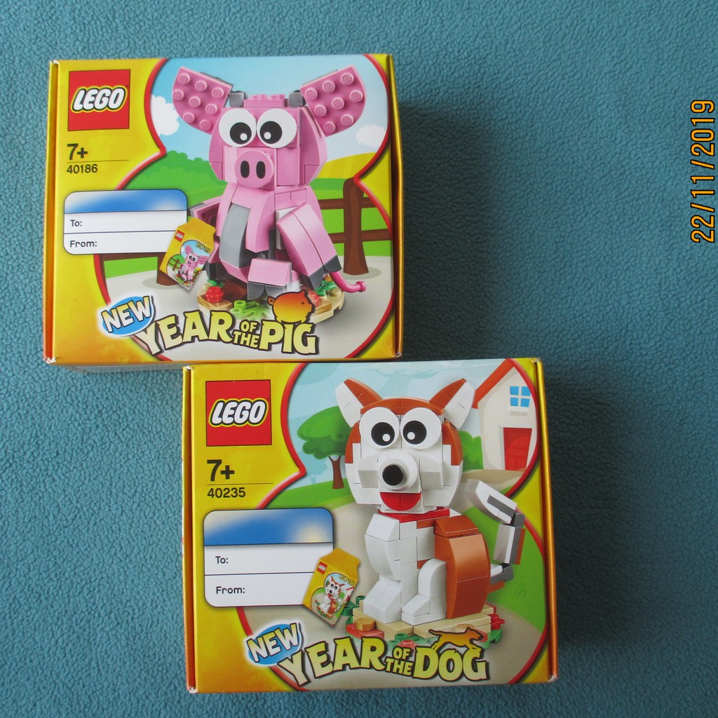 LEGO Tết Mậu Tuất 40235 & Kỷ Hợi 40186 🐕🐖