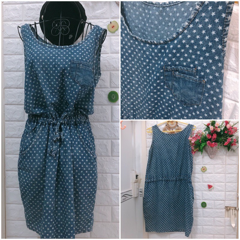 Đầm jean denim thần thánh cập bến