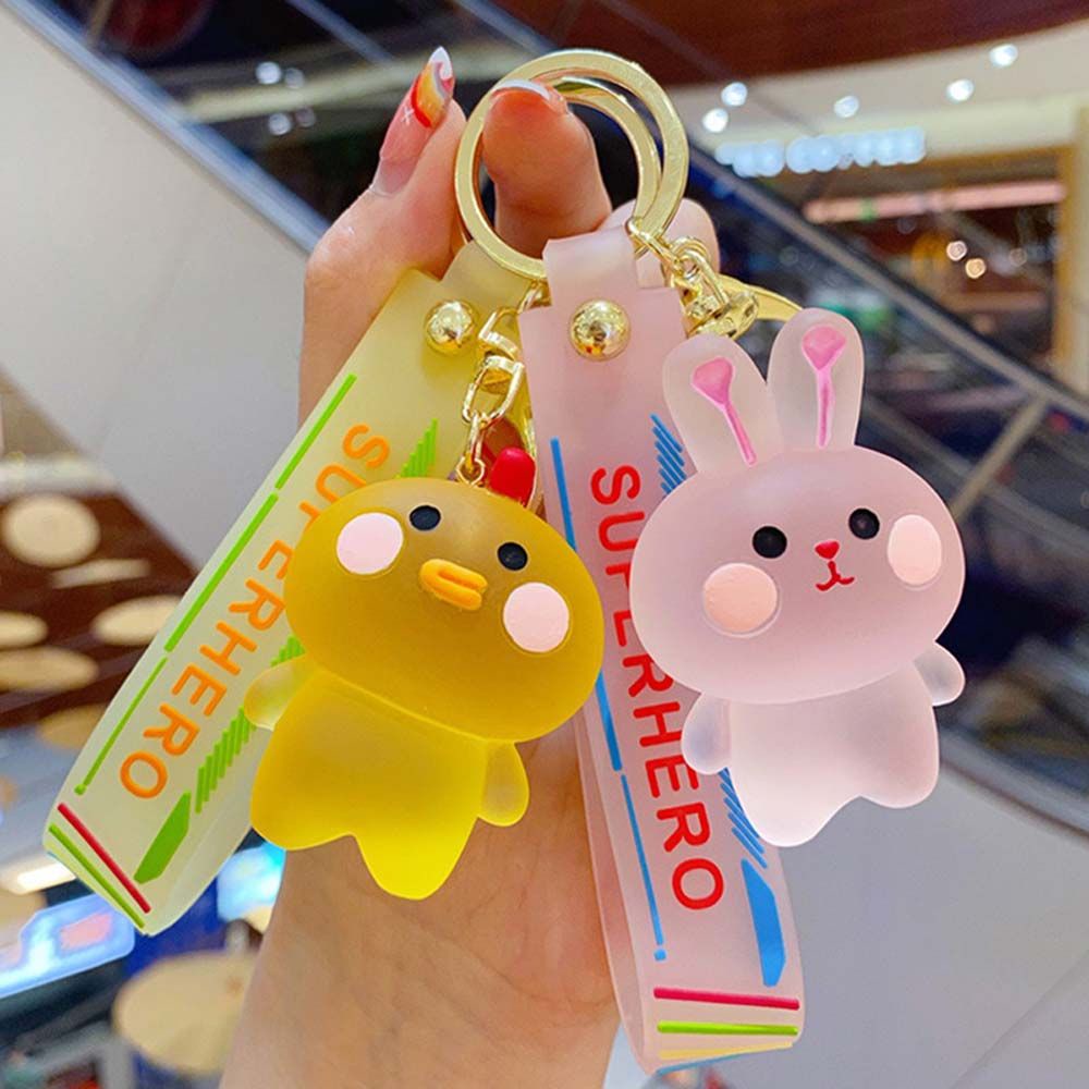 Móc Khóa Hình Động Vật Hoạt Hình Nhiều Màu Sắc Dễ Thương