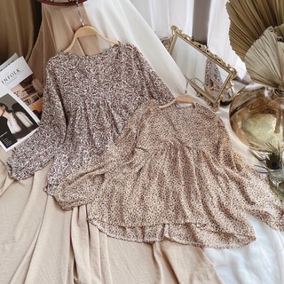 Áo hoa peplum nhí 10357