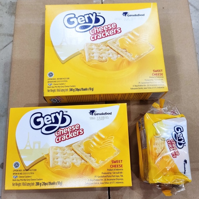 Bánh Quy Phô Mai Gery Cheese Cracker Gói 100g/200g/300g