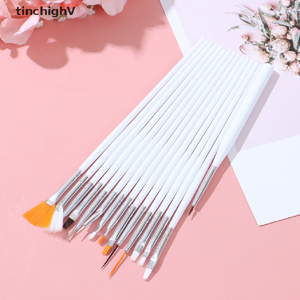 [Hàng mới về] Set 15 cọ vẽ trang trí móng tay nghệ thuật