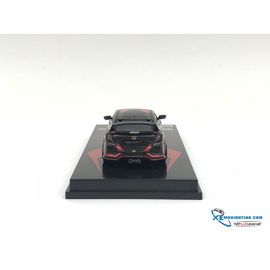 Xe Mô Hình Honda Civic Type R FK8 Customer Racing Study 1:64 Tarmac Works ( Đen Nhám )