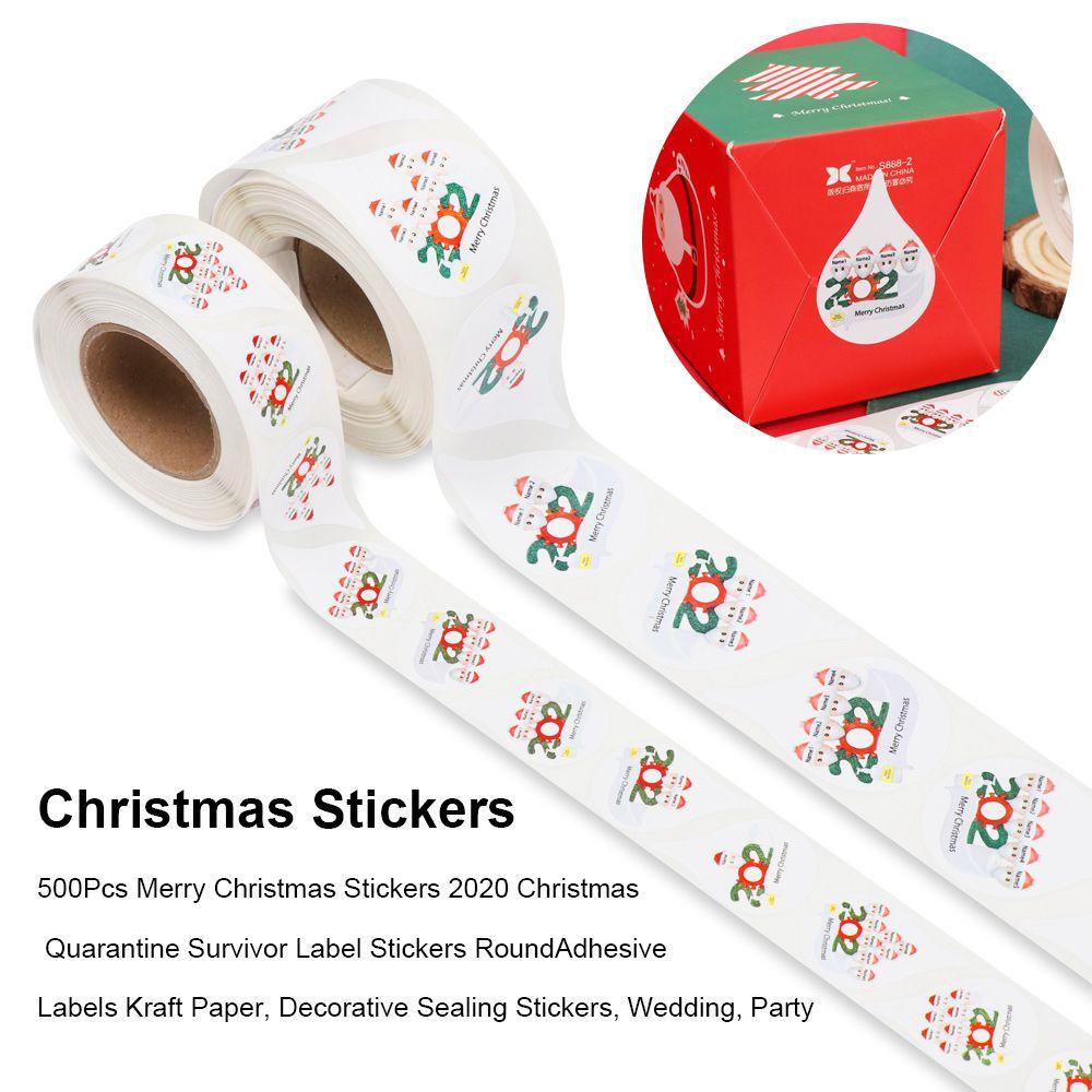 CONOPERY Nhãn Dán Trang Trí Giáng Sinh / Tiệc Cưới Thủ Công DIY Note