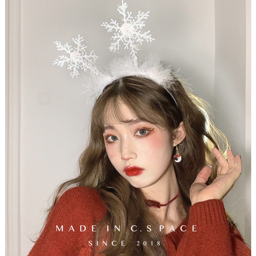 [Augustcloth | AugustJewelry] Bông tai/ Hoa tai mặt trăng Giáng Sinh