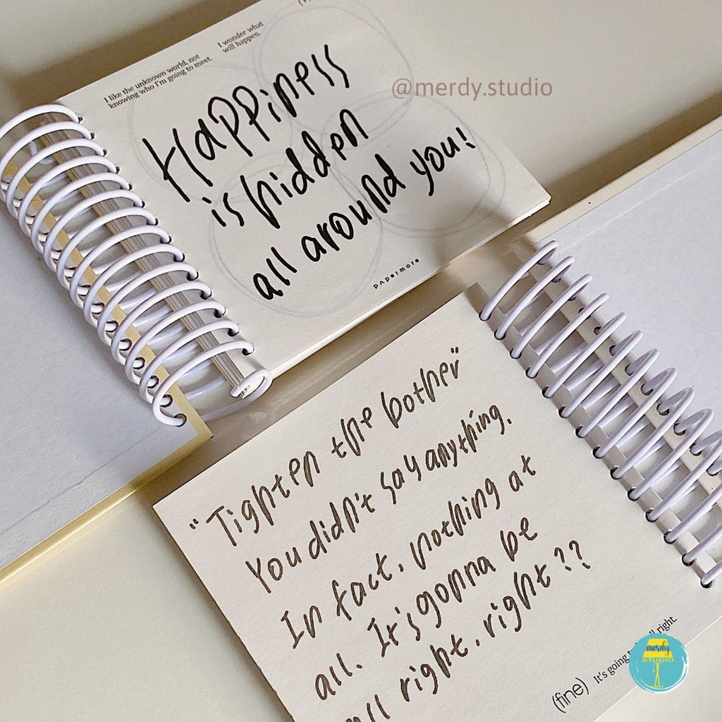 PAPERMORE Breakfast Notebook - Sổ lò xo siêu to 200 trang 2 layout planner & diary