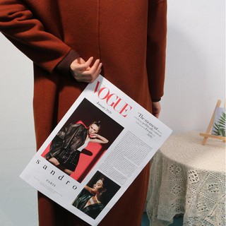 Tờ báo to đại 42 * 82 cm - Poster thời trang tiếng Anh phong cách áp phích cổ điển đạo cụ chụp hình thời trang